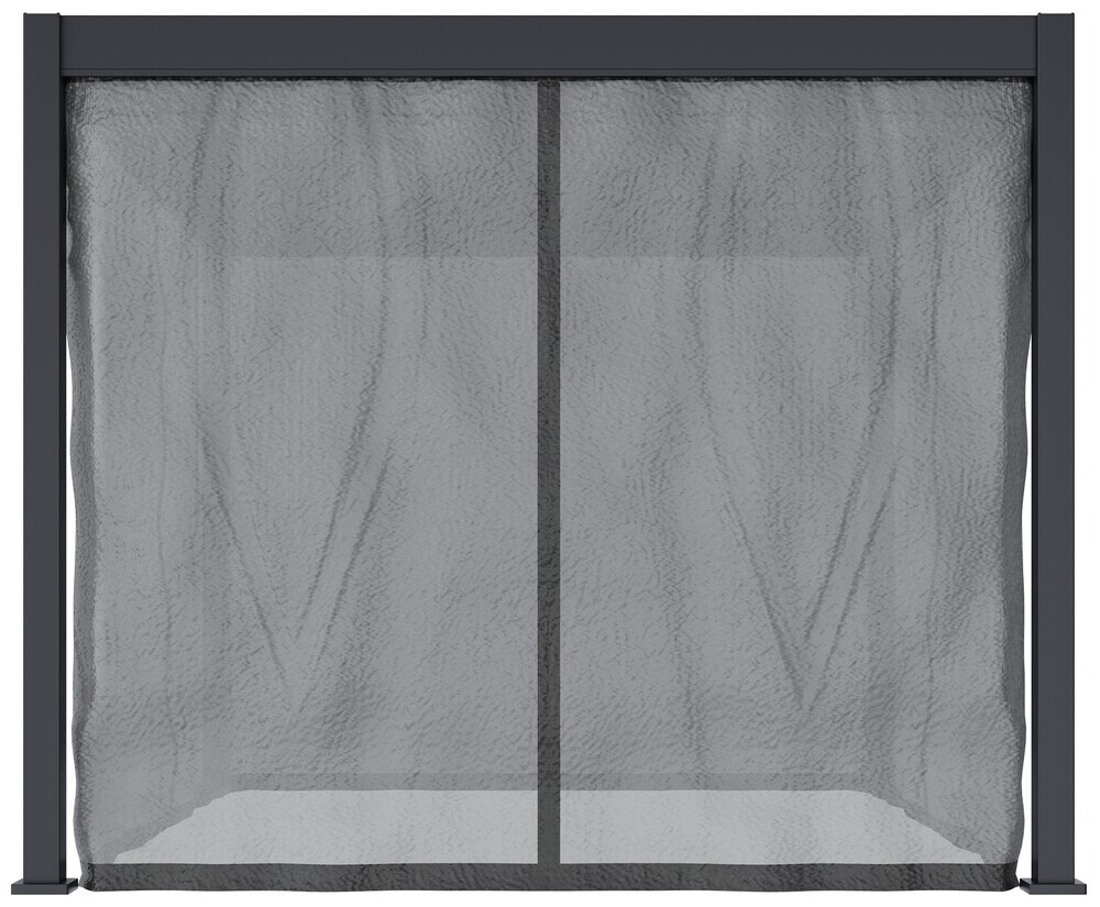 Bioklimatska pergola ECO 4x3 m, jeklena - prostostoječa