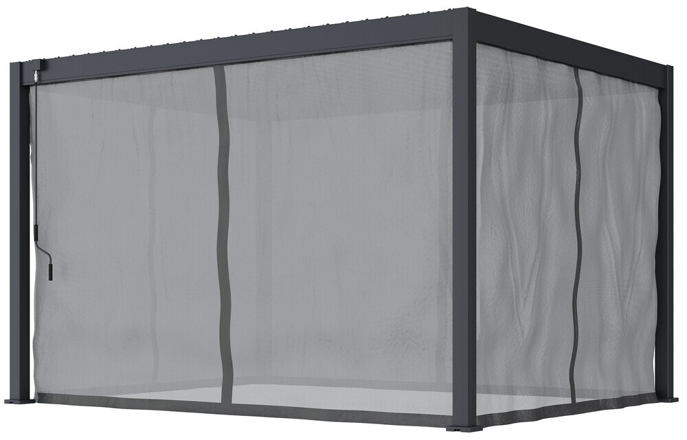 Bioklimatska pergola ECO 4x3 m, jeklena - prostostoječa