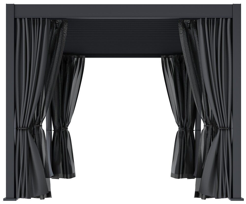 Bioklimatska pergola ECO 4x3 m, jeklena - prostostoječa