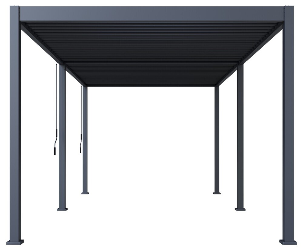 Bioklimatska pergola ECO 6x3 m, jeklena - prostostoječa