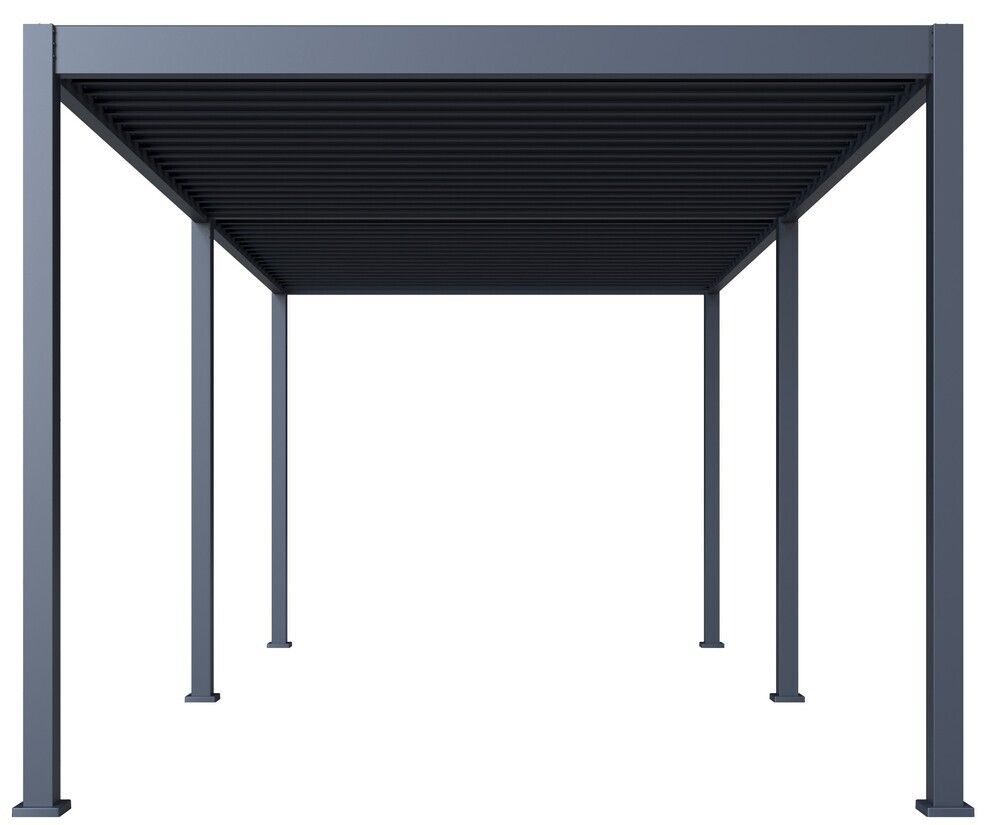 Bioklimatska pergola ECO 6x3 m, jeklena - prostostoječa