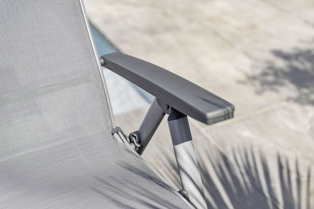 KETTLER CIRRUS naslanjač iz aluminija - srebrna / siva