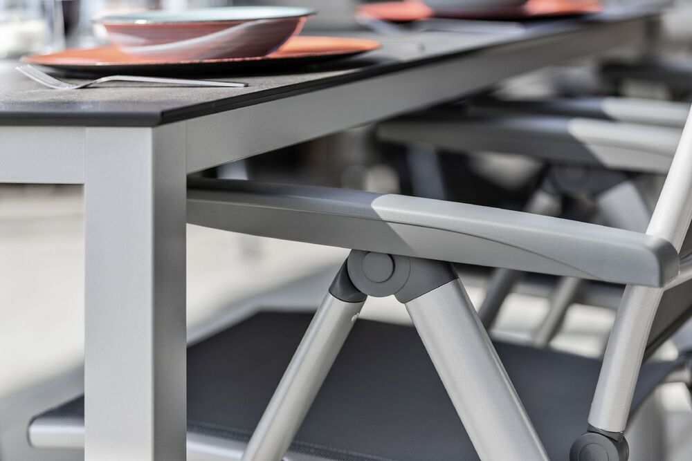 KETTLER CIRRUS naslanjač iz aluminija - srebrna / siva