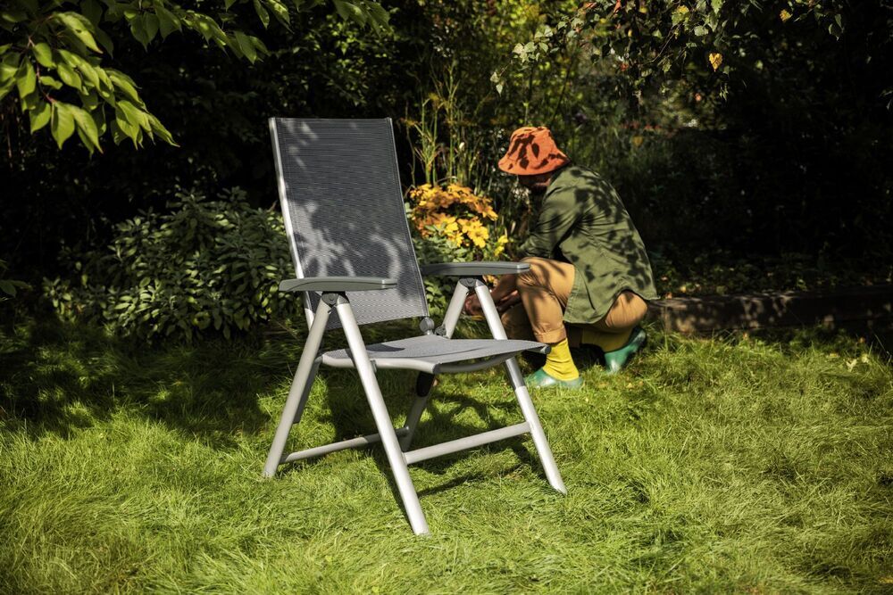 KETTLER CIRRUS naslanjač iz aluminija - srebrna / siva