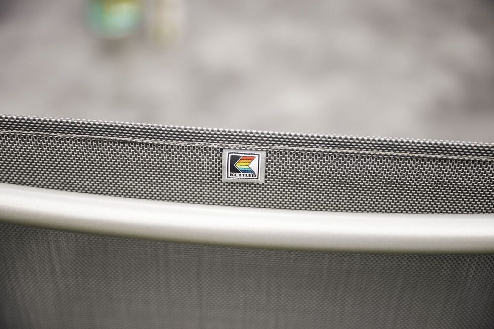 KETTLER CIRRUS aluminijasti zložljivi stol - srebrna / siva