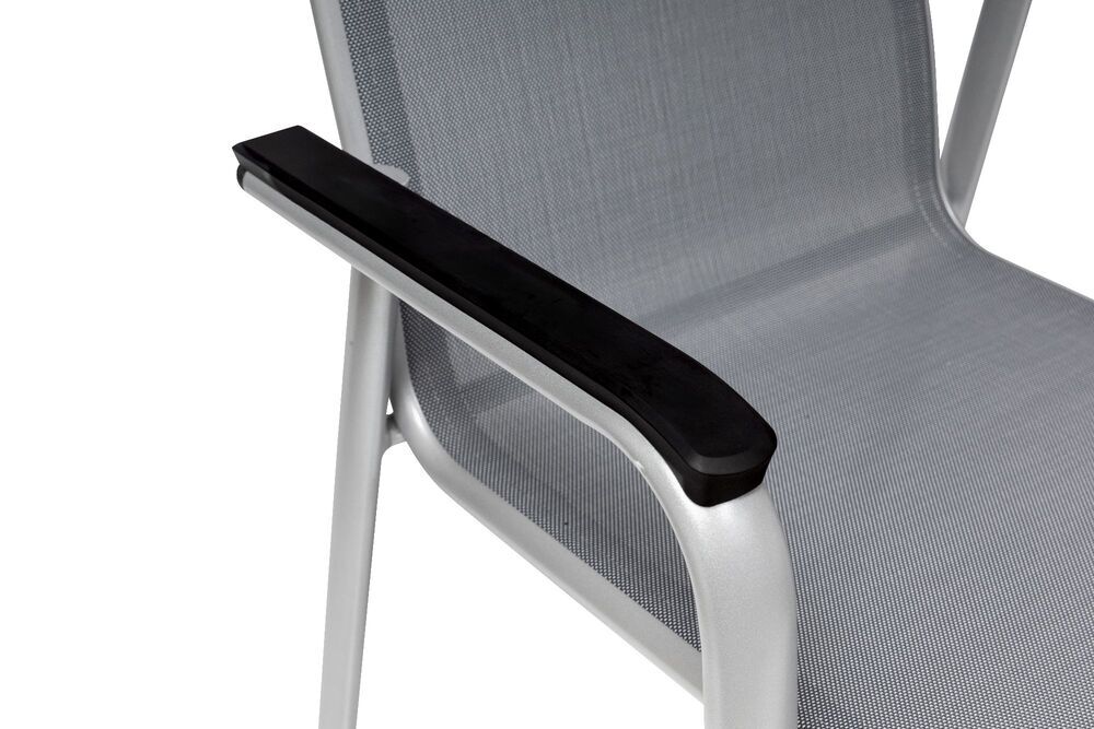 KETTLER CIRRUS aluminijasti zložljivi stol - srebrna / siva