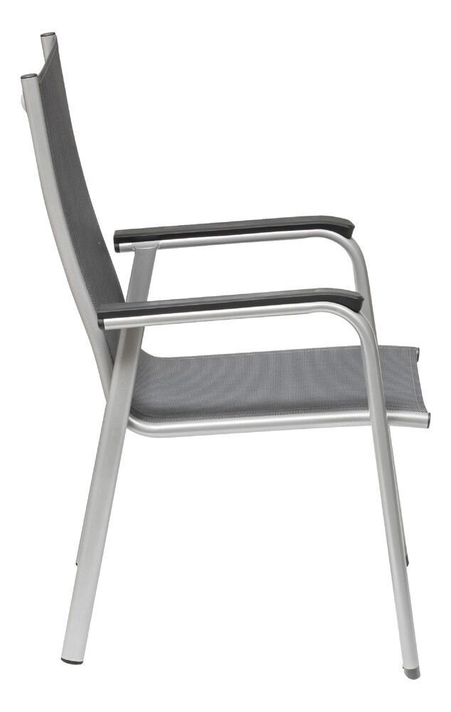 KETTLER CIRRUS aluminijasti zložljivi stol - srebrna / siva