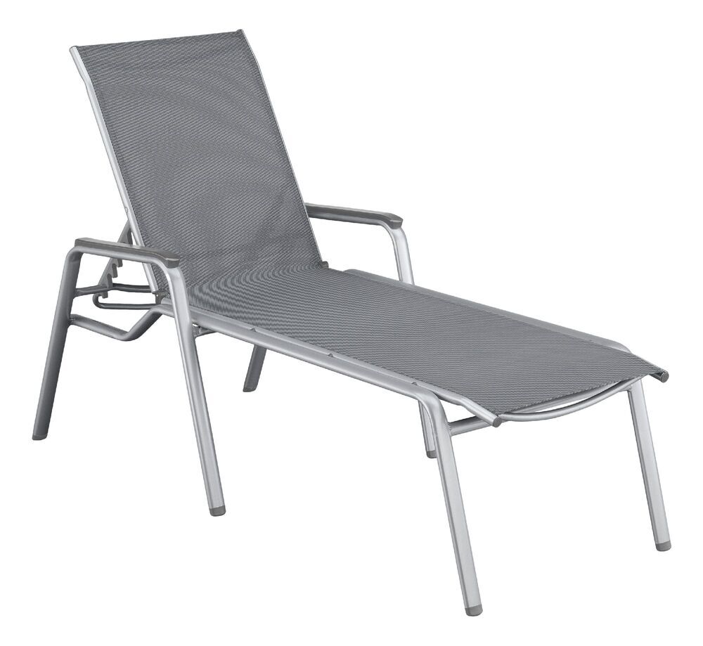 KETTLER CIRRUS SILVER LINE aluminijasti naslanjač - srebrna / siva