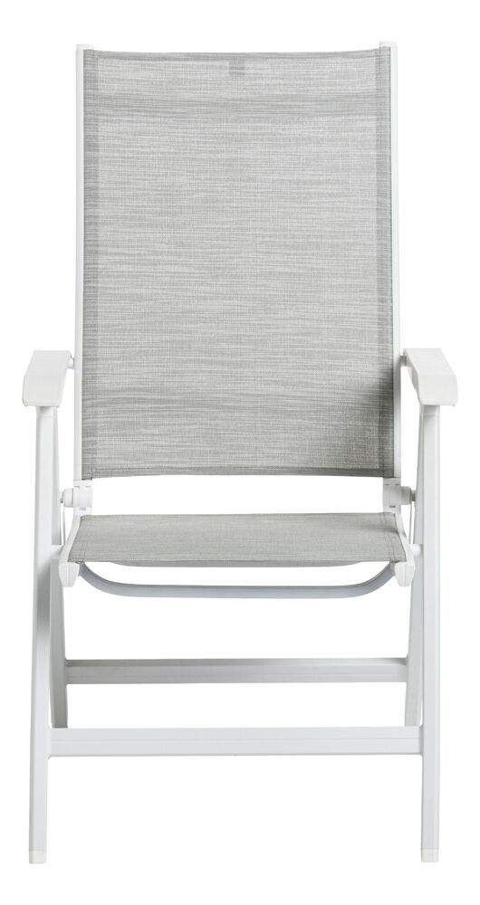 KETTLER BASIC PLUS naslanjač iz aluminija - bela / svetlo siva