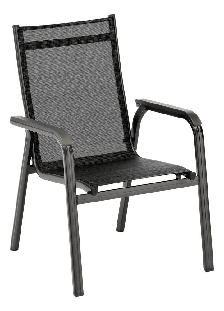 basic plus 0301202 7000 stapelsessel anthrazit anthrazit object