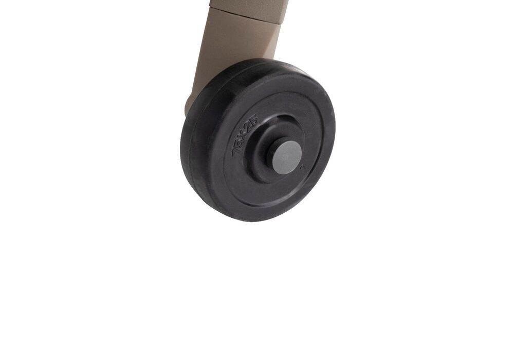 KETTLER DIAMOND aluminijasto naslonjalo za roke iz tikovine - taupe / beige