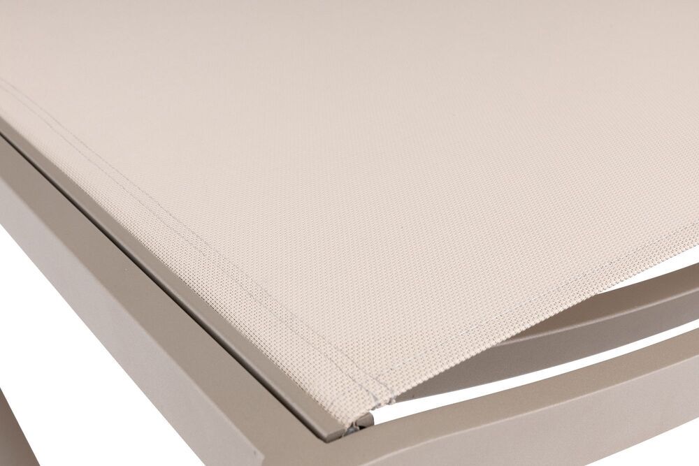 KETTLER DIAMOND aluminijasto naslonjalo za roke iz tikovine - taupe / beige