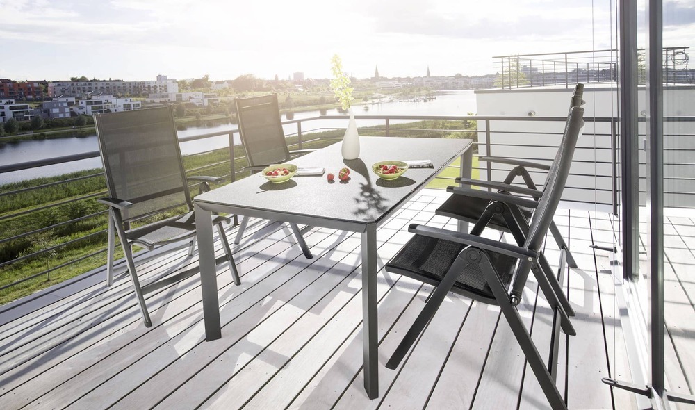 KETTLER EASY naslanjač, aluminij - antracit/antracit