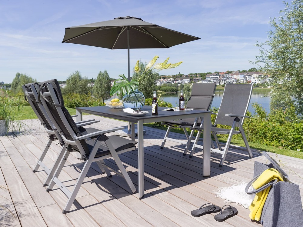 KETTLER EASY naslanjač, aluminij - antracit/antracit