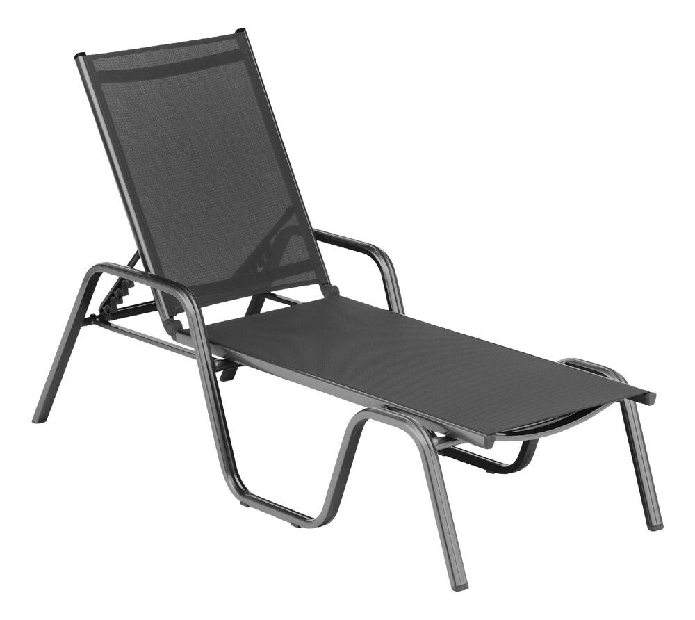 KETTLER BASIC PLUS aluminijasti ležalnik - antracit / antracit