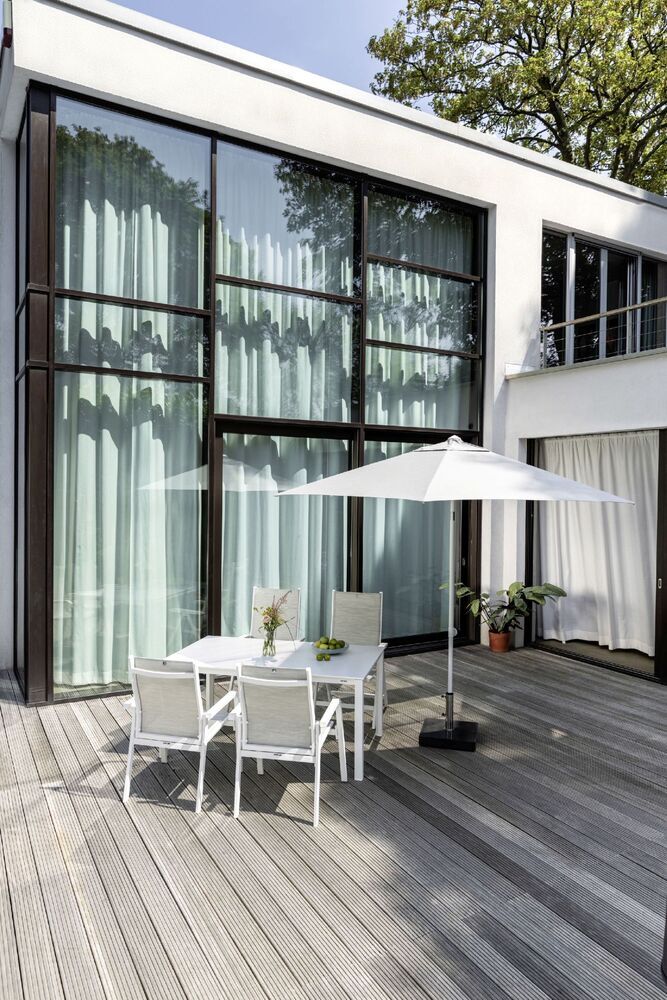 Aluminijasti zložljivi stol KETTLER BASIC PLUS - bela / svetlo siva