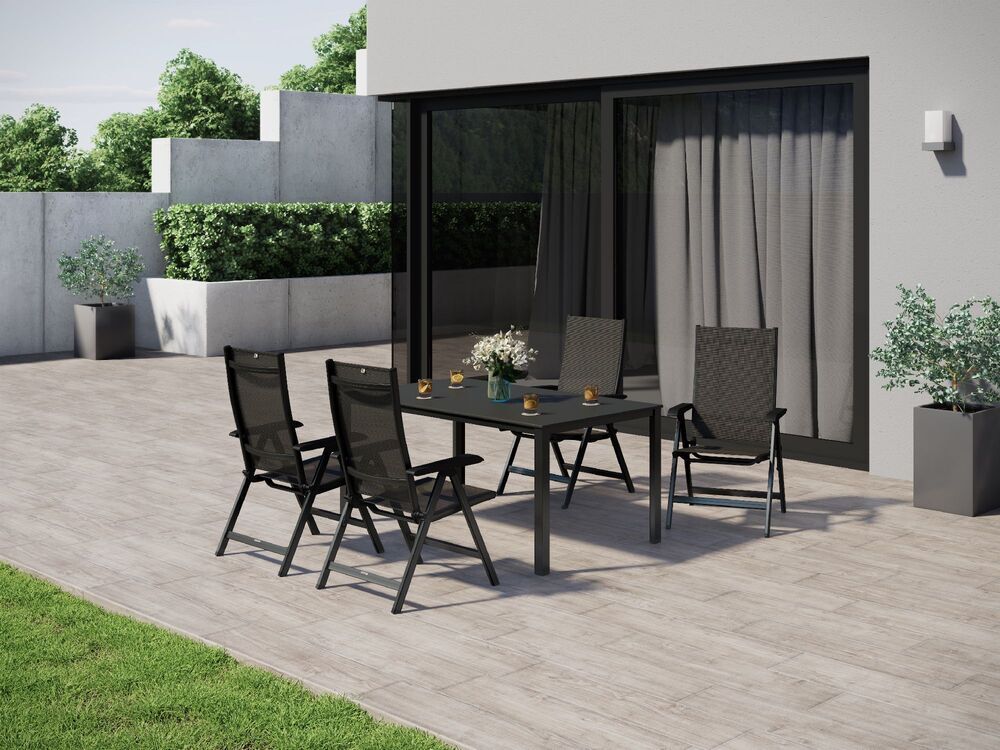 KETTLER BASIC PLUS naslanjač, aluminij - antracit / antracit