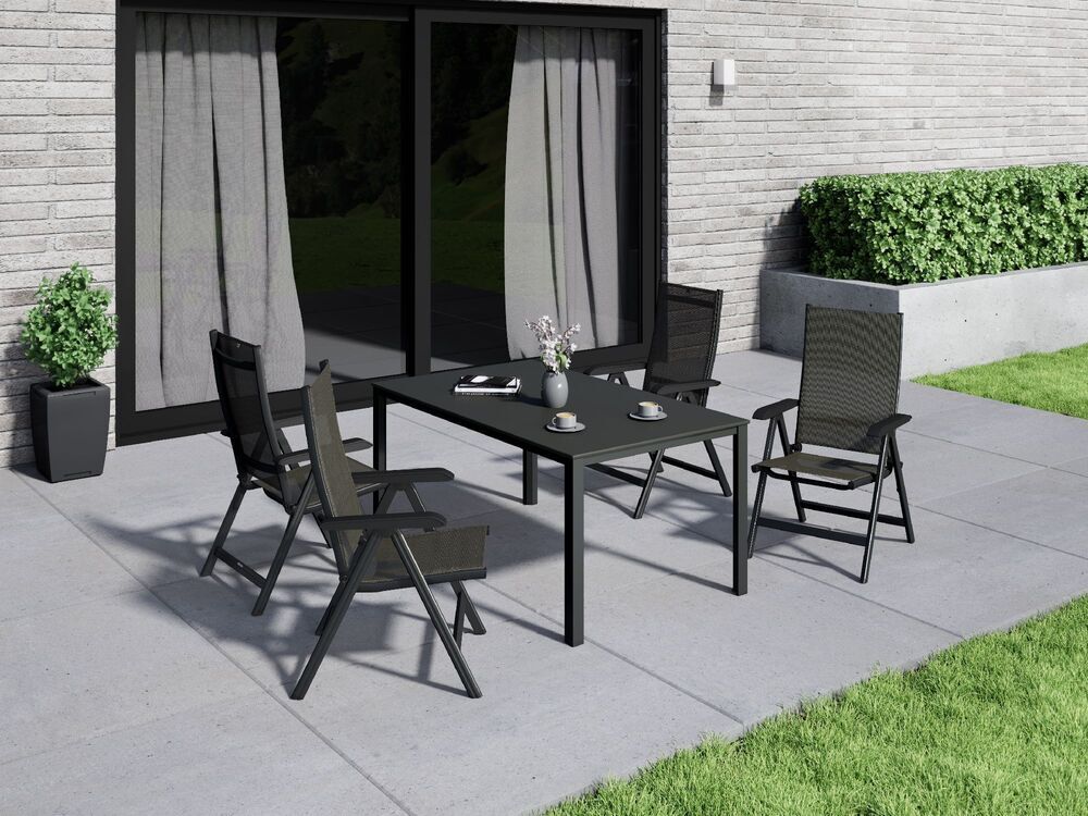 KETTLER BASIC PLUS naslanjač, aluminij - antracit / antracit