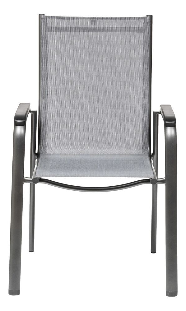 KETTLER CIRRUS zložljiv aluminijast fotelj - antracit / siva