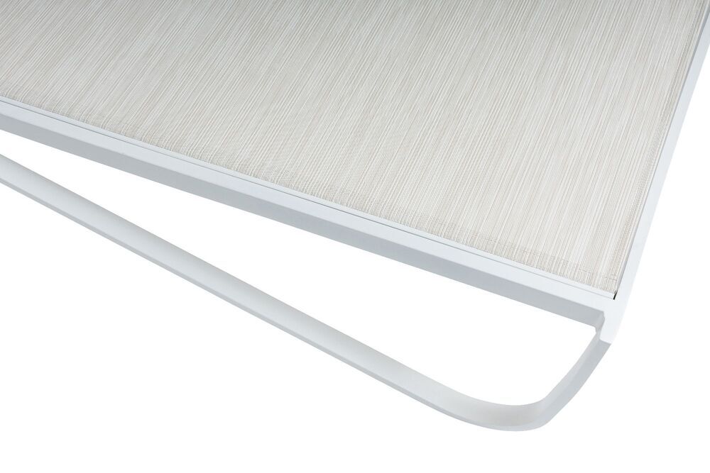 KETTLER DIAMOND aluminijasto naslonjalo za roke iz tikovine - belo / krem