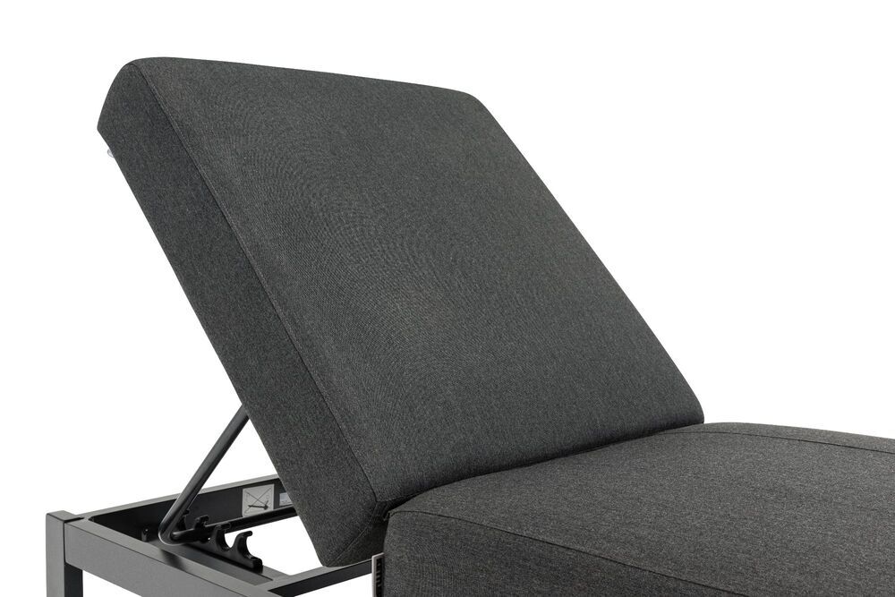 Aluminijasti ležalnik KETTLER PURE - antracit / sunbrella® antracit