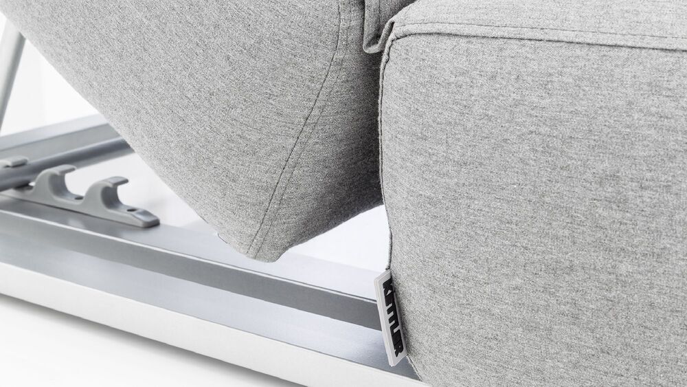 KETTLER EGO Recumbent - srebrna / siva / sunbrella®