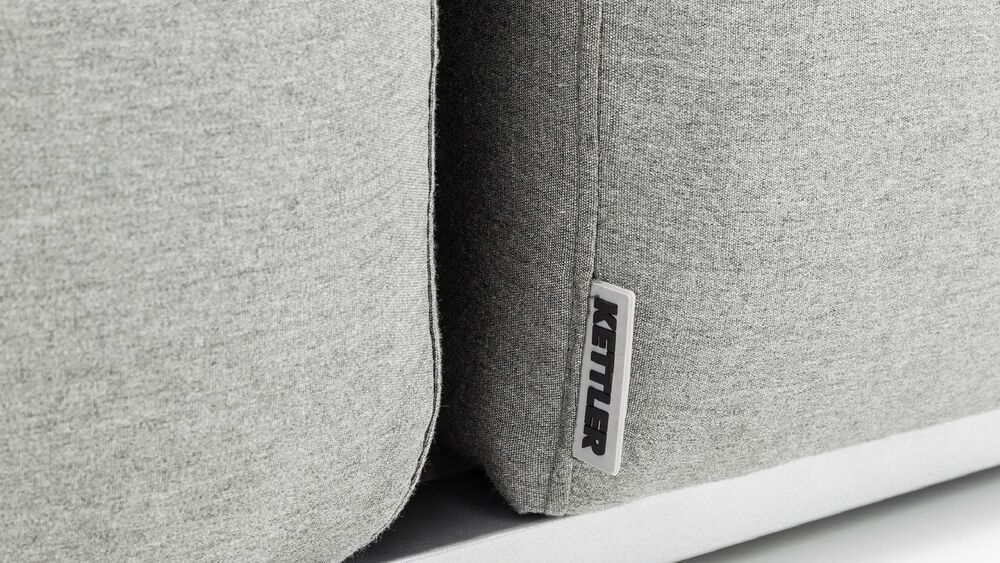 KETTLER EGO Recumbent - srebrna / siva / sunbrella®