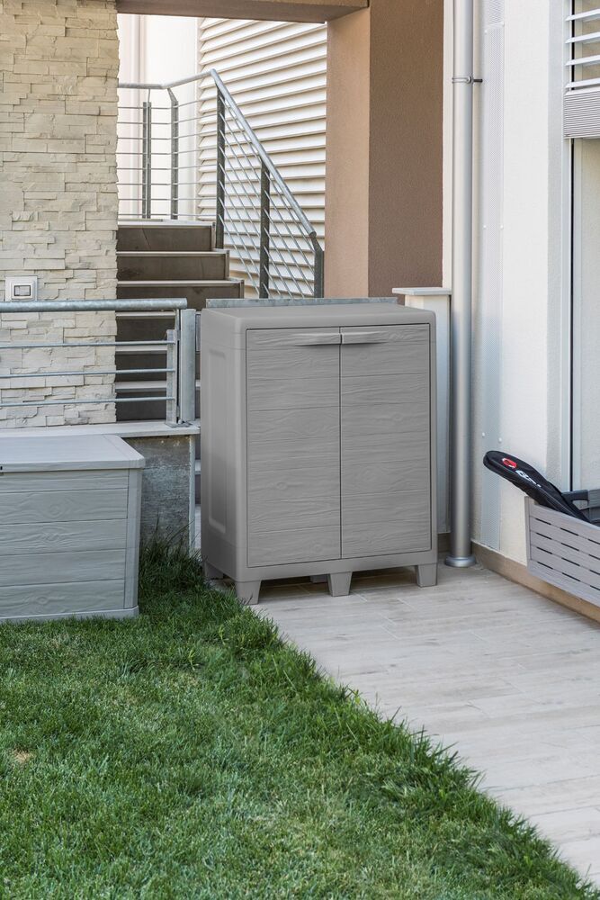 Zahradní skříň WOODYS LOW XL Rojaplast (foto 15)