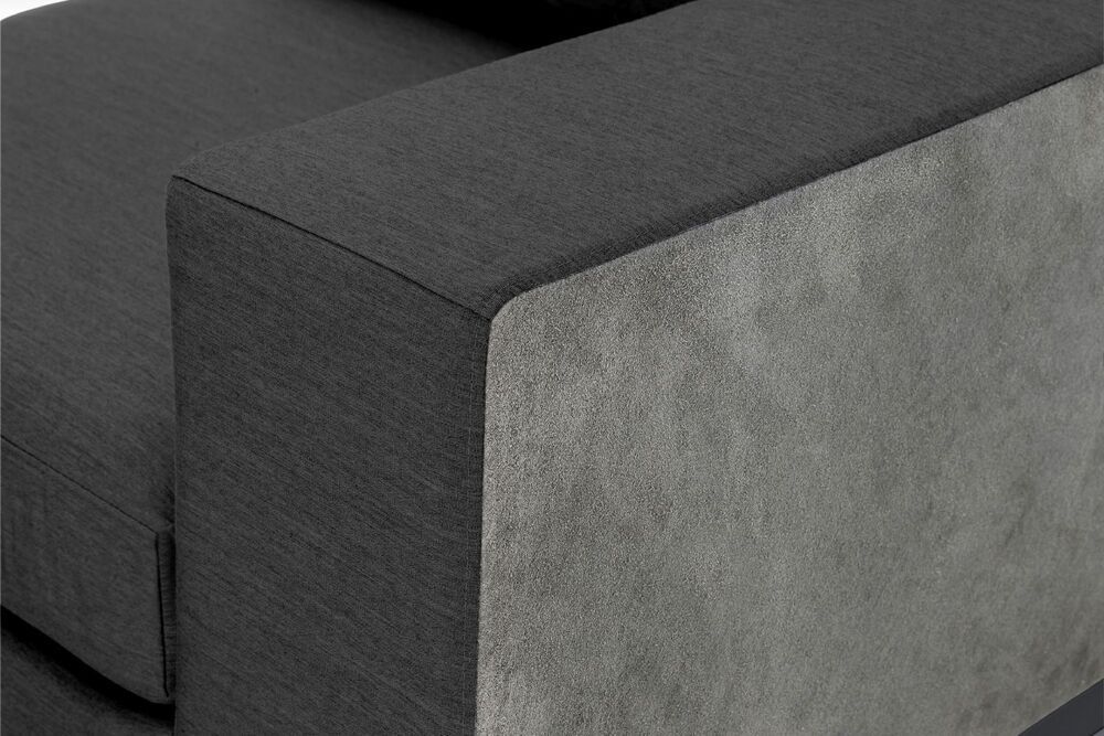 KETTLER EGO MODULAR zaključni element levo - antracit / antracit / sunbrella®