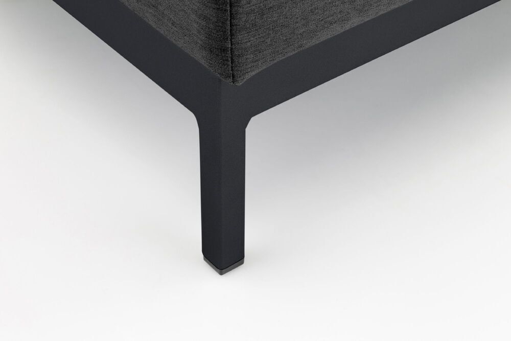 KETTLER EGO MODULAR zaključni element levo - antracit / antracit / sunbrella®