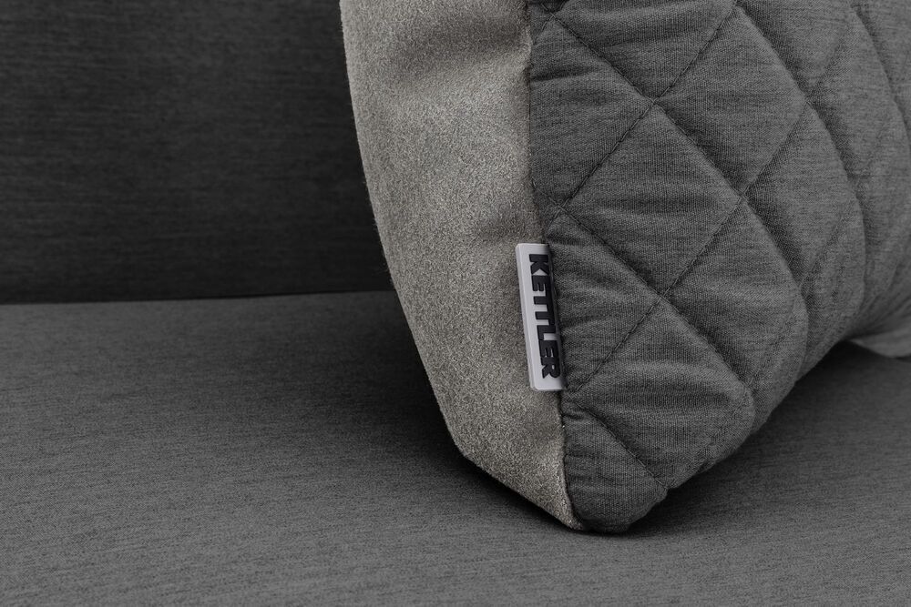 KETTLER EGO MODULAR zaključni element levo - antracit / antracit / sunbrella®