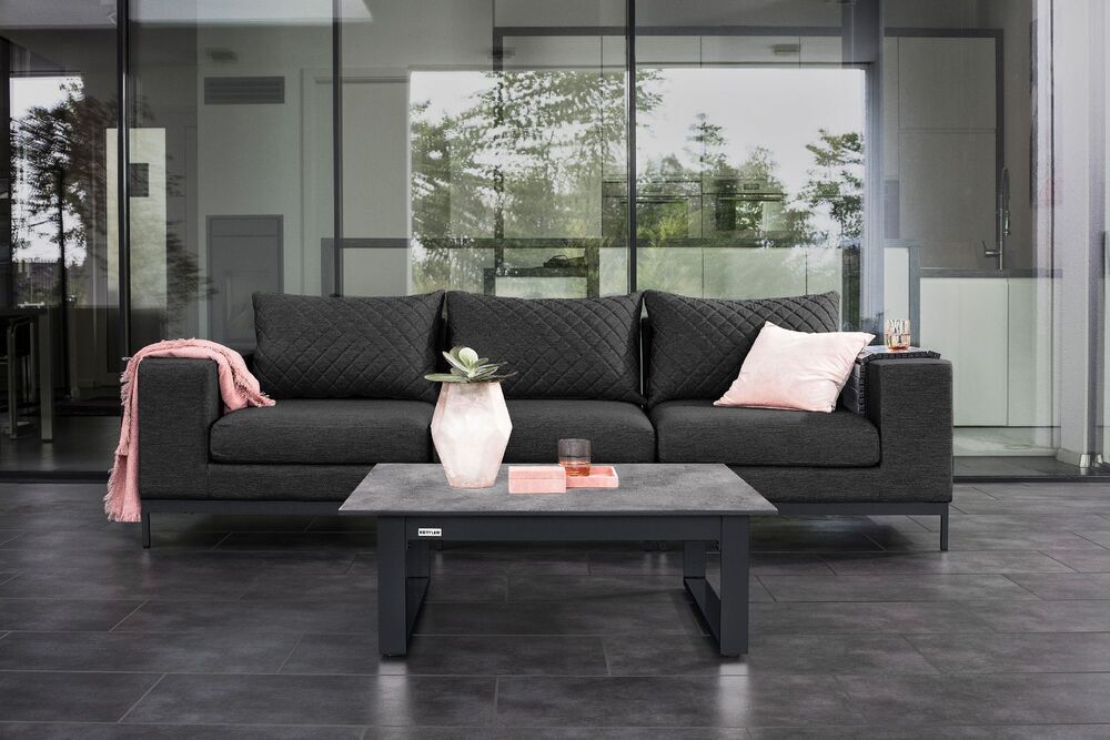 KETTLER EGO MODULAR zaključni element levo - antracit / antracit / sunbrella®