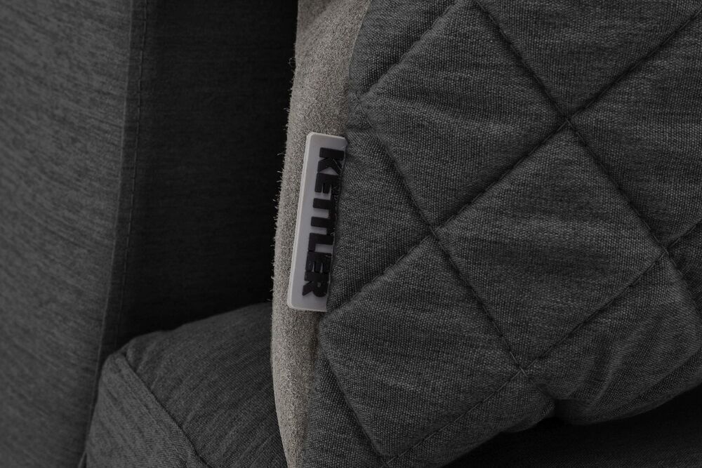 KETTLER EGO MODULAR zaključni element levo - antracit / antracit / sunbrella®