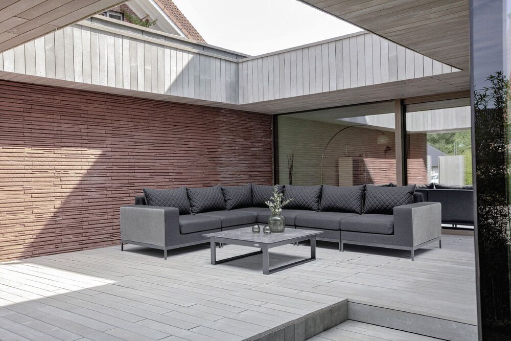 KETTLER EGO MODULARNI vogalni element - antracit / antracit / sunbrella®