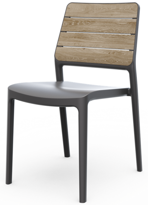 porto chair graphite ashwood
