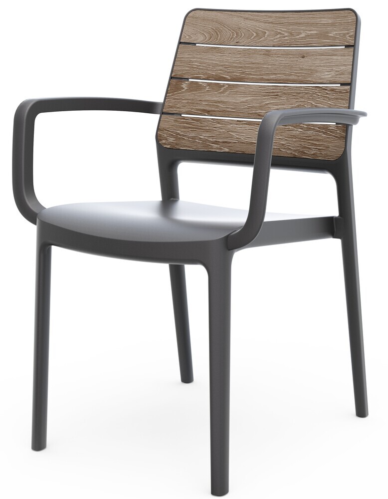 porto armchair graphite ashwood 2