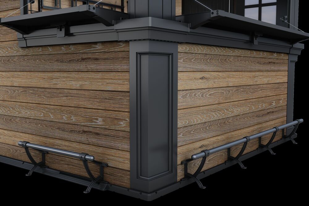 DECO BAR DUO hiša - Oreh