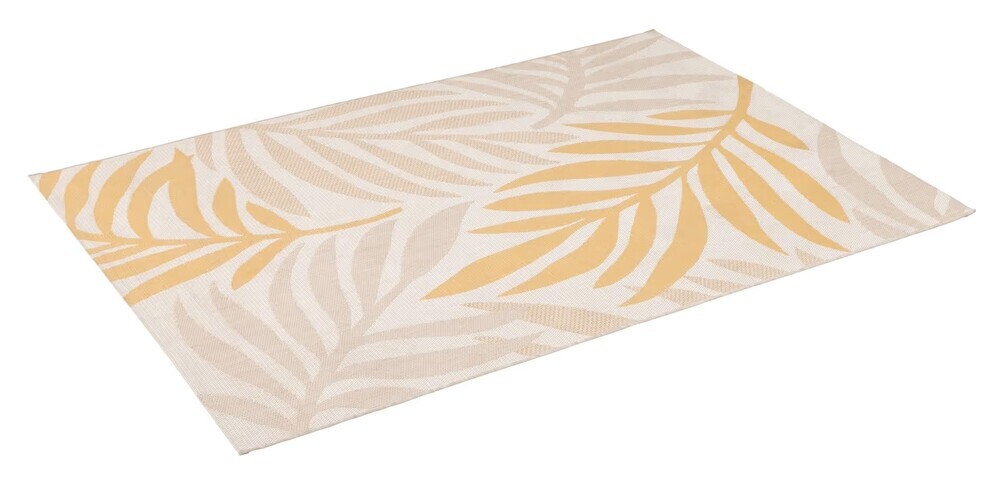 KETTLER WEDGE zunanja preproga 160x230 cm - bež/siva/rumena