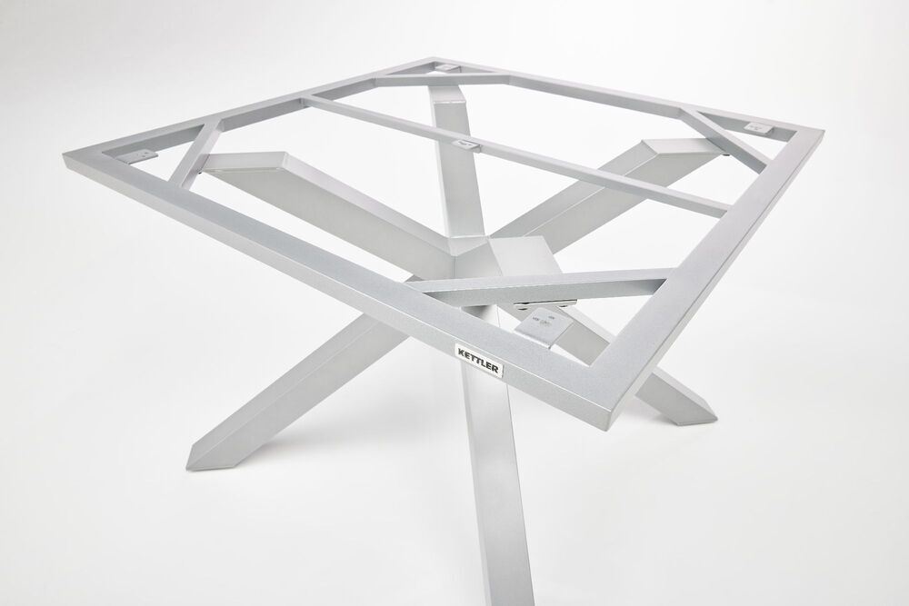 KETTLER Okvir za mizo X-LEG 95x95 cm - srebrn