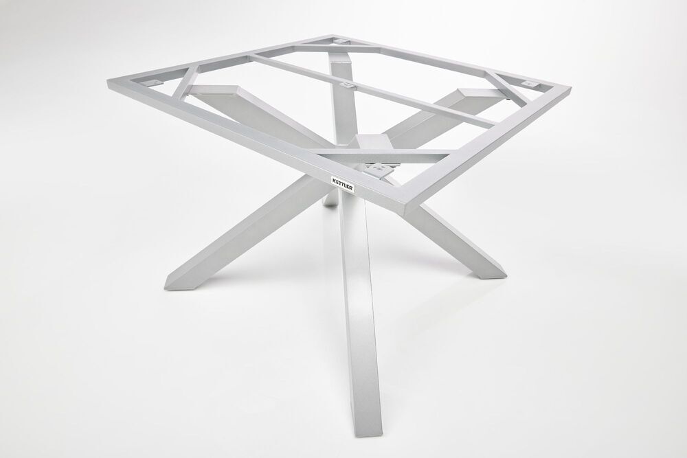 KETTLER Okvir za mizo X-LEG 95x95 cm - srebrn