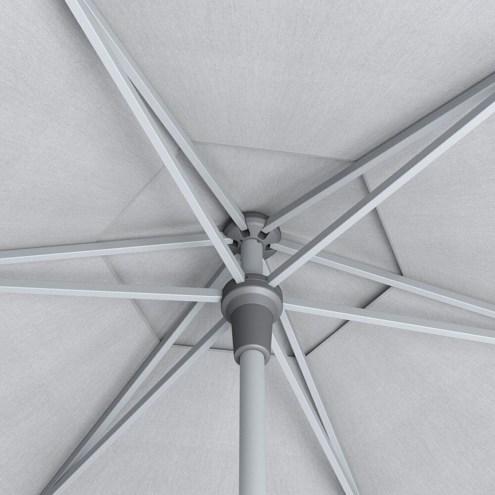 Sončnik KETTLER EASY PUSH ø 300 cm - srebrn / antracit - vodoodporen