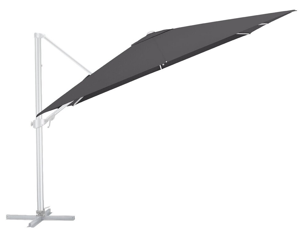 Sončnik KETTLER EASY TURN 300x300 cm - srebrn / antracit - vodoodporen