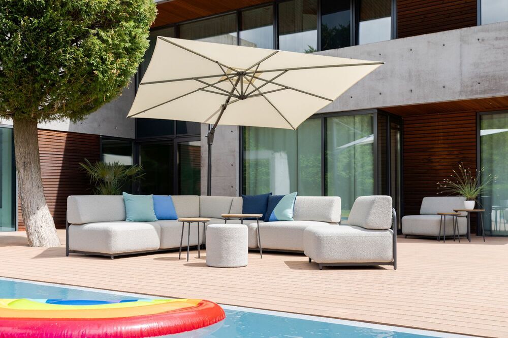 Fotelj KETTLER TRIBE / srednji del - antracit / bež