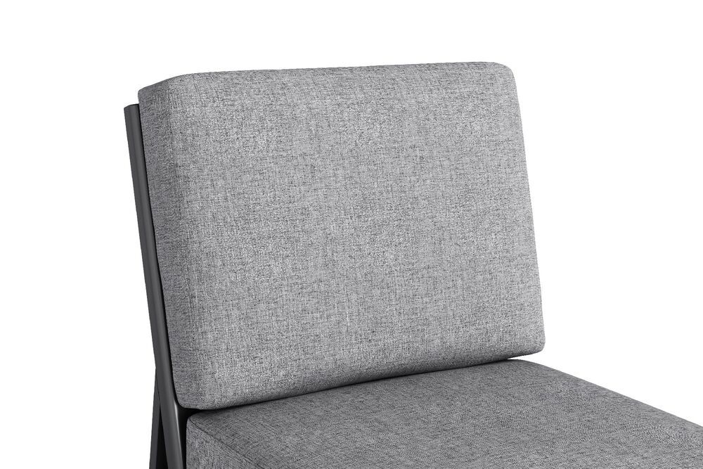 KETTLER ZENITH stol/centralni element - mat antracit / svetlo siva