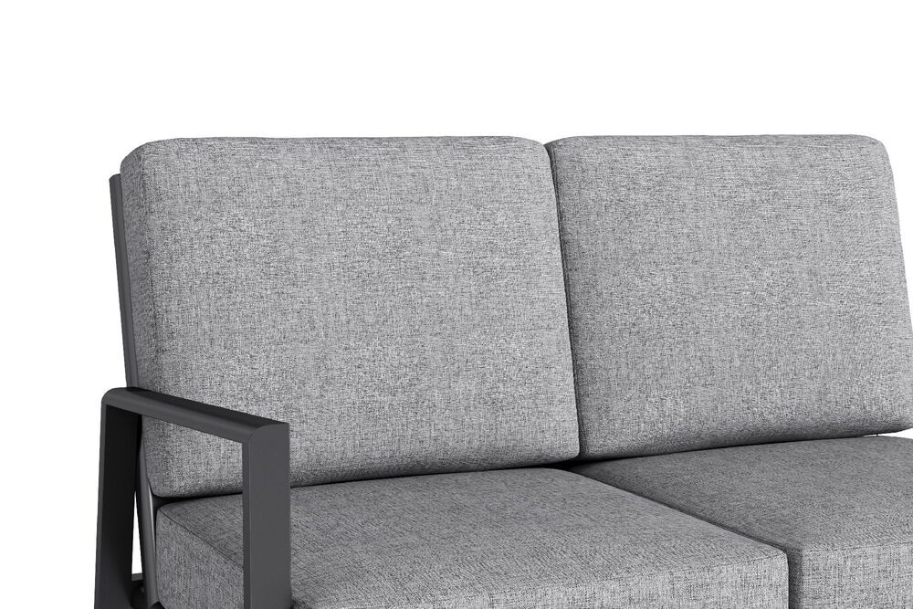 KETTLER ZENITH zaključni element levo - mat antracit / svetlo siva