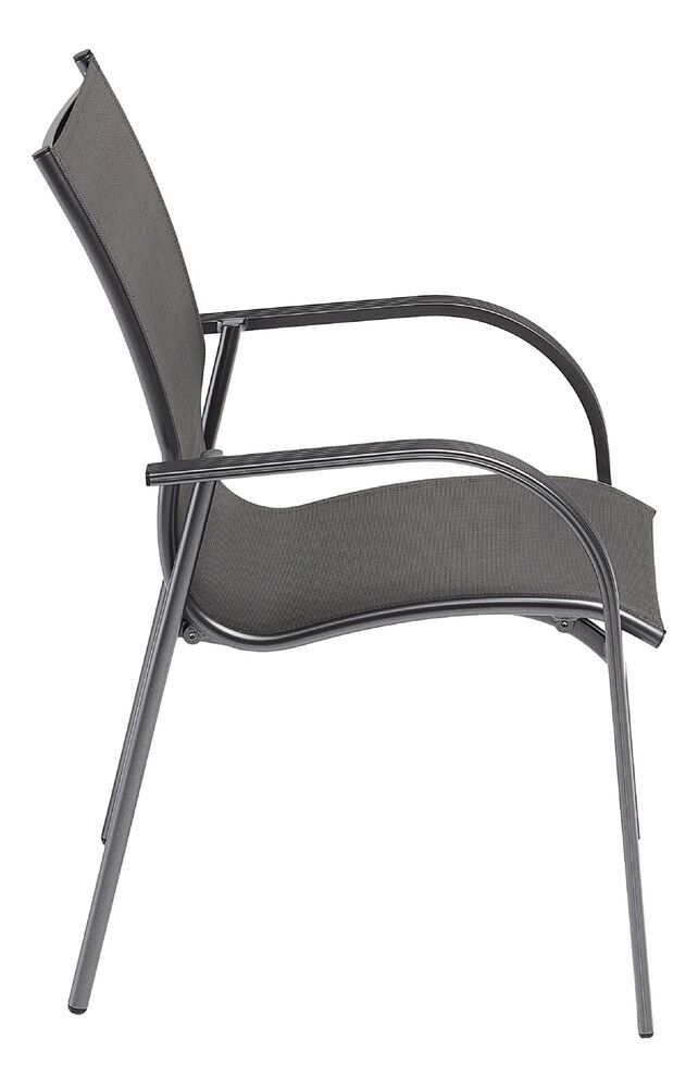 KETTLER TAMPA zložljiv aluminijast fotelj - antracit / antracit