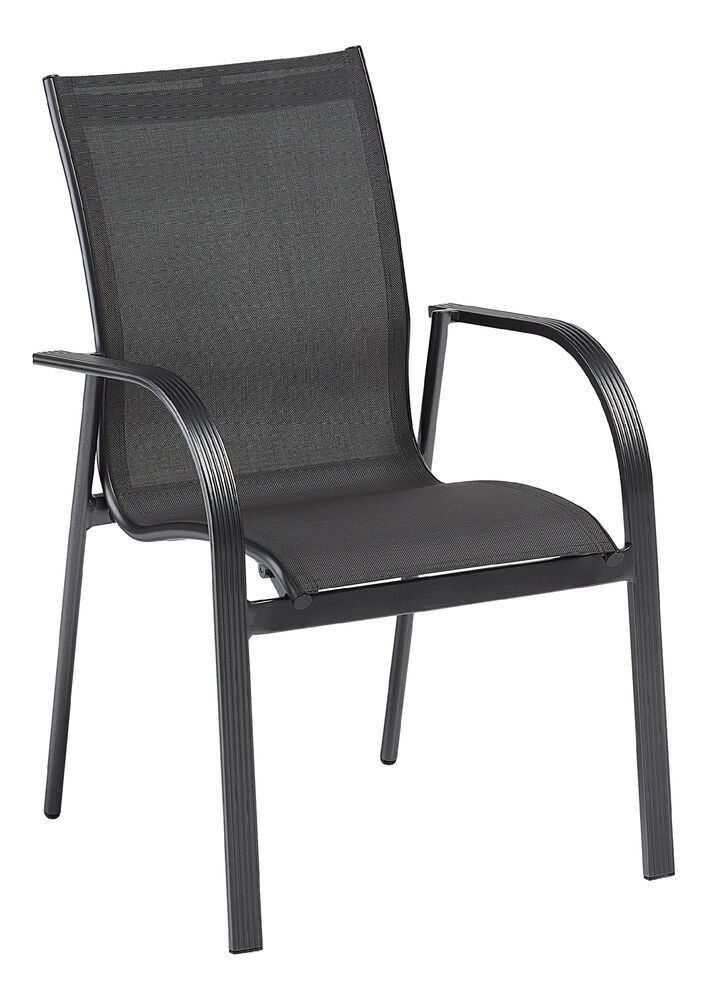 KETTLER TAMPA zložljiv aluminijast fotelj - antracit / antracit