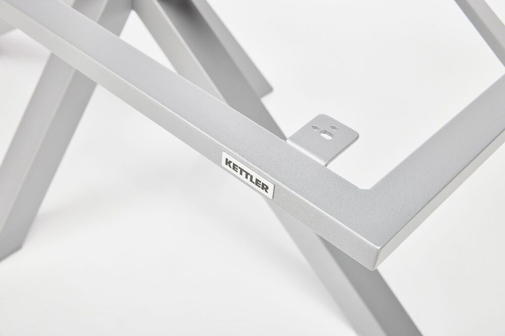 Okvir za mizo KETTLER X-LEG 160x95 cm - srebrn