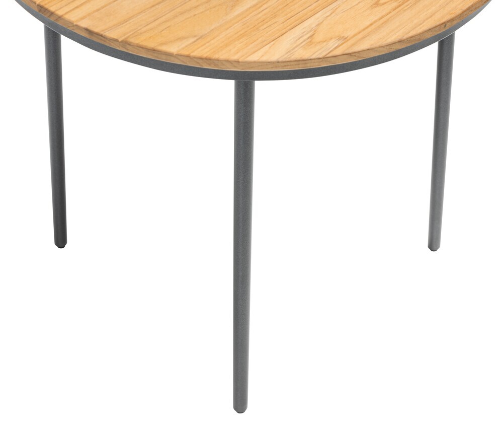 KETTLER TRIBE stol Ø 50 cm - antracit / tikovo drvo