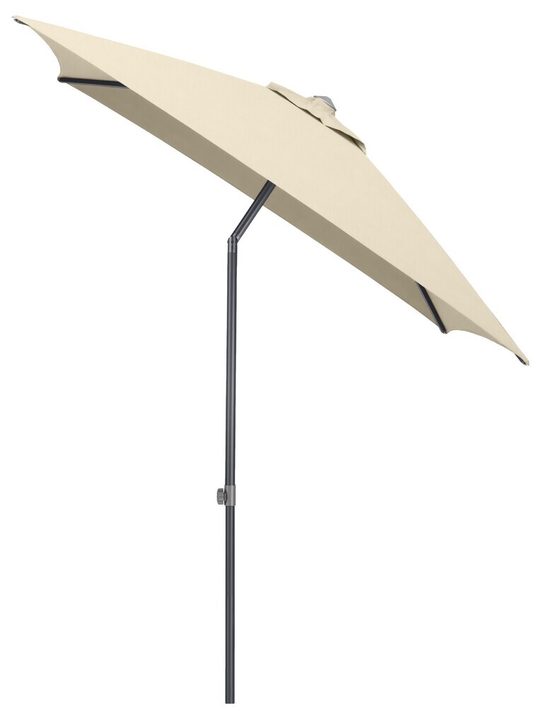 Sončnik KETTLER EASY PUSH 200x200 cm - mat antracit/bež - vodoodporen